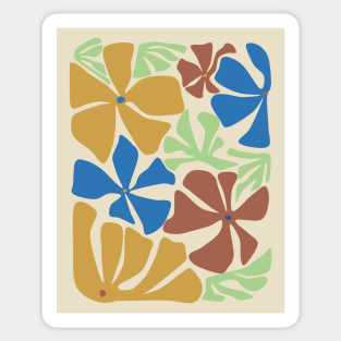 Retro Aesthetic Flowers Sticker